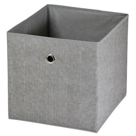 Caja cubo plegable TNT de 32x32x32 cm para armarios y estanterías – DOMO LIVING