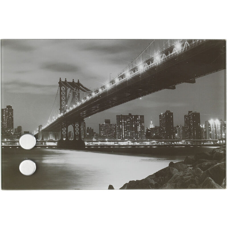 

Caja cuelgallaves magnética Puente Manhattan grande - Wenko