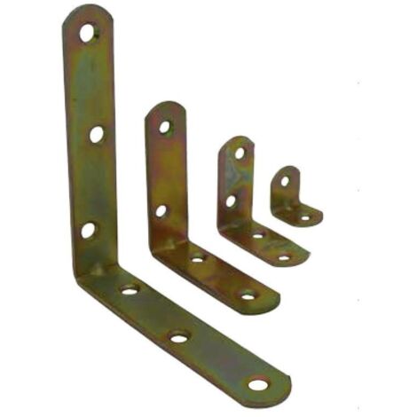 Caja de 100 ángulos 30x30x19mm bicromatados de 2mm de grosor 933 39030