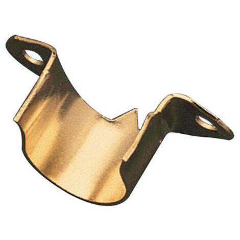 Caja de 200 soportes tubo armario laton 20mm 740 amig