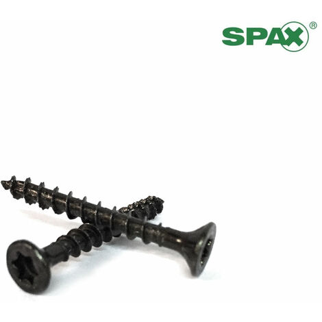 Caja de: 200 Uds. Tornillo Abc Spax-S Torx Cabeza Plana 3,5X30 Negro