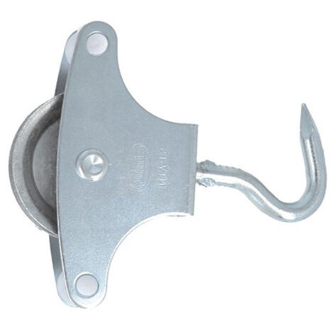Caja de 25 poleas para tender con roldana de metal y gancho Ø39mm 659 amig