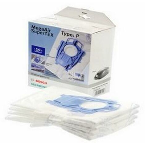 Caja de 4 bolsas tipo P + 1 microfiltro 00468264 BOSCH