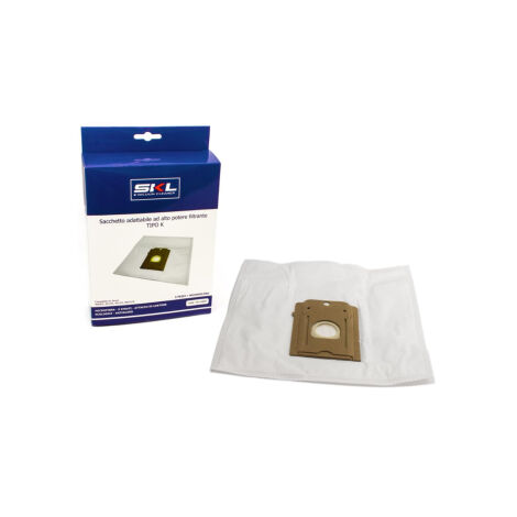 Caja de 5 bolsas tipo K compatibles + microfiltro para Aspiradora 00468265 BOSCH, SIEMENS