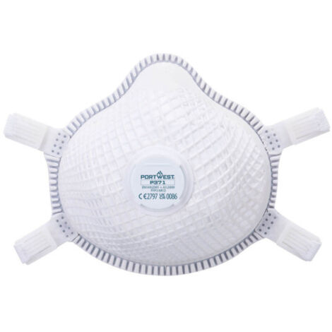 Caja de 5 mascarillas respiratorias FFP3 dolomita Blancas