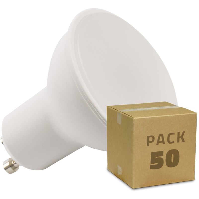 

Efectoled - Caja de 50 Bombillas LED GU10 S11 120º 6W Blanco Frío