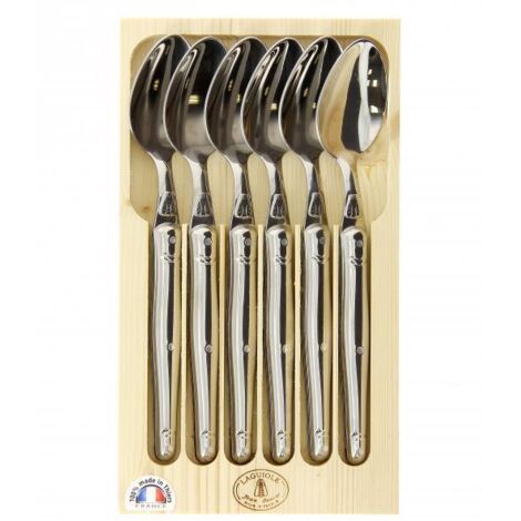 caja de 6 cucharas de mesa - 97/13653 - Jean Dubost -