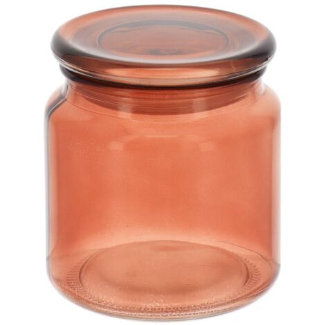 Caja de algodón de cristal de 500 ml - siena - Tendance