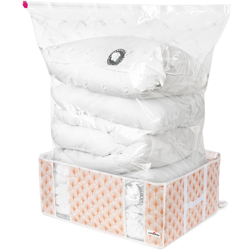 

Compactor - Caja de almacenaje al vacío - Rosa