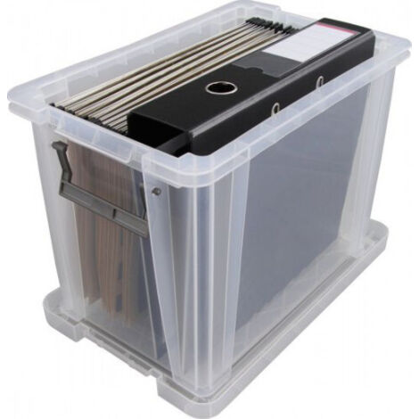 Caja De Almacenaje Apilable Con Tapa Capacidad 18,8 Litros 2