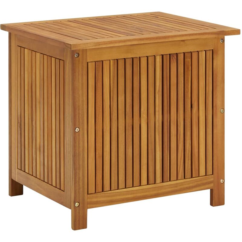 

Caja de almacenaje de jardín madera maciza acacia 60x50x106 cm