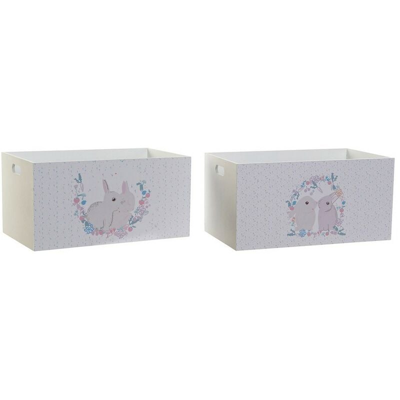 

Caja de Almacenaje DKD Home Decor Madera MDF (36 x 21 x 18 cm) (2 pcs)