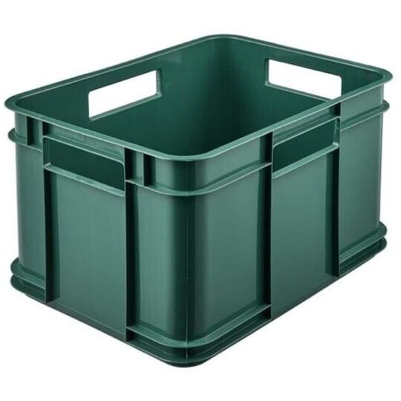 

Keeeper - Caja de almacenaje Eurobox M, Plástico ECO (PP), 35 x 27 x 22 cm, 16 l, Verde