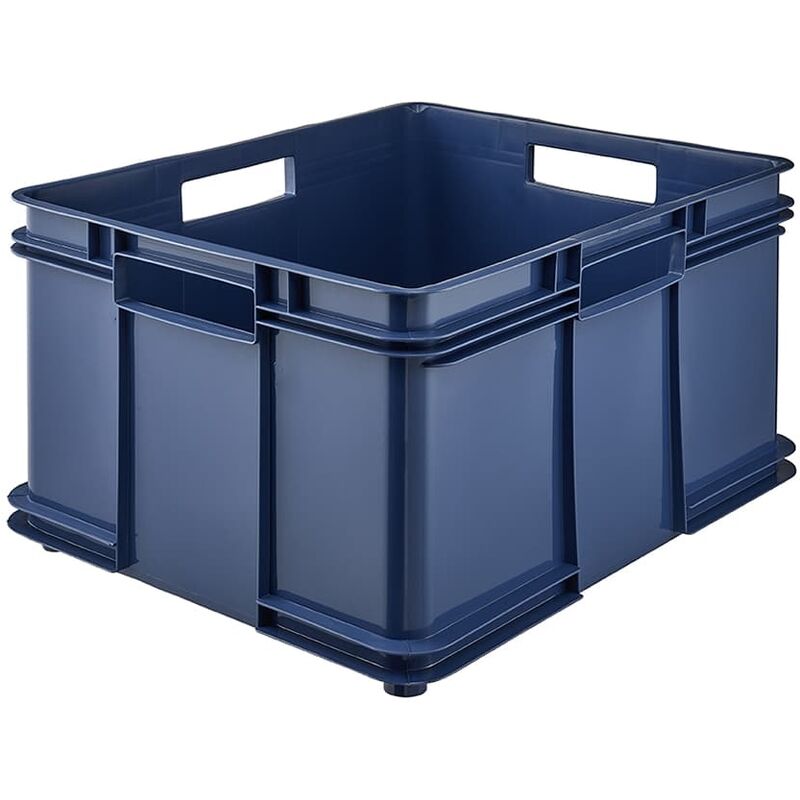 

Keeeper - Caja de almacenaje Eurobox XXL, Plástico ECO (PP), 52 x 43 x 28 cm, 54 l, Azul