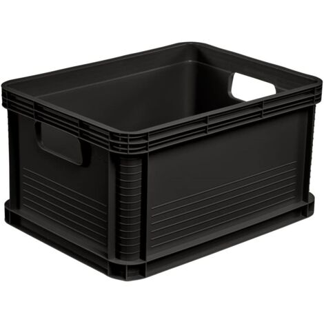Caja de almacenaje, Gaveta de plástico, 20L - Gris Grafito
