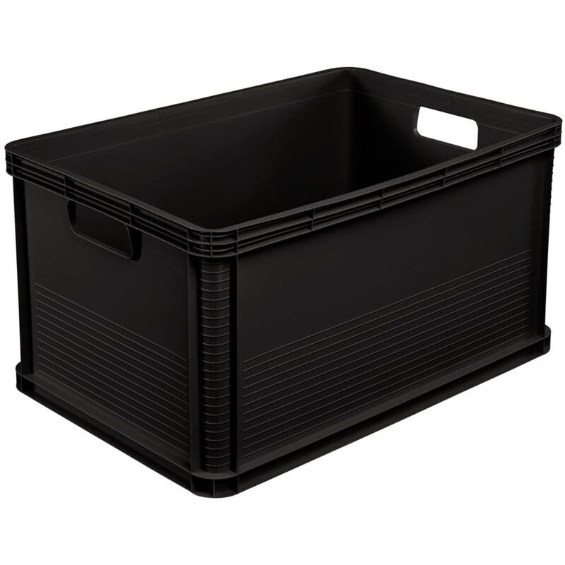 

Keeeper - Caja de almacenaje, Gris Grafito, 64 l