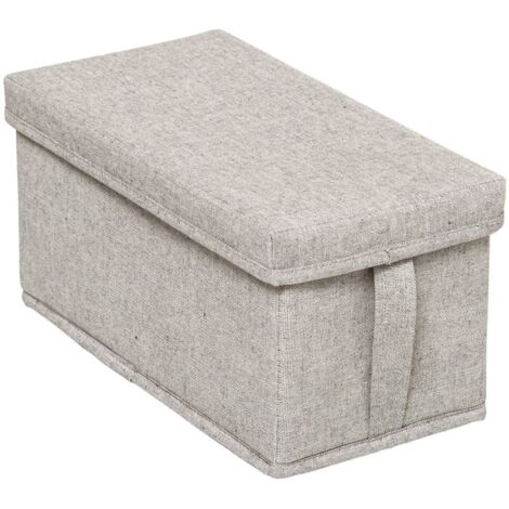 Caja de almacenaje orga 15x31cm gris claro - 5five