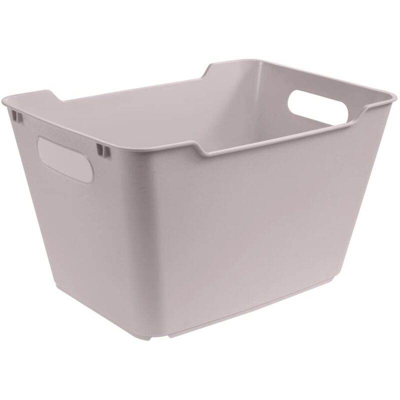 

Keeeper - Caja de Almacenaje, Polipropileno, 12 l, Lotta, Gris, 35.5x23.5x20 cm