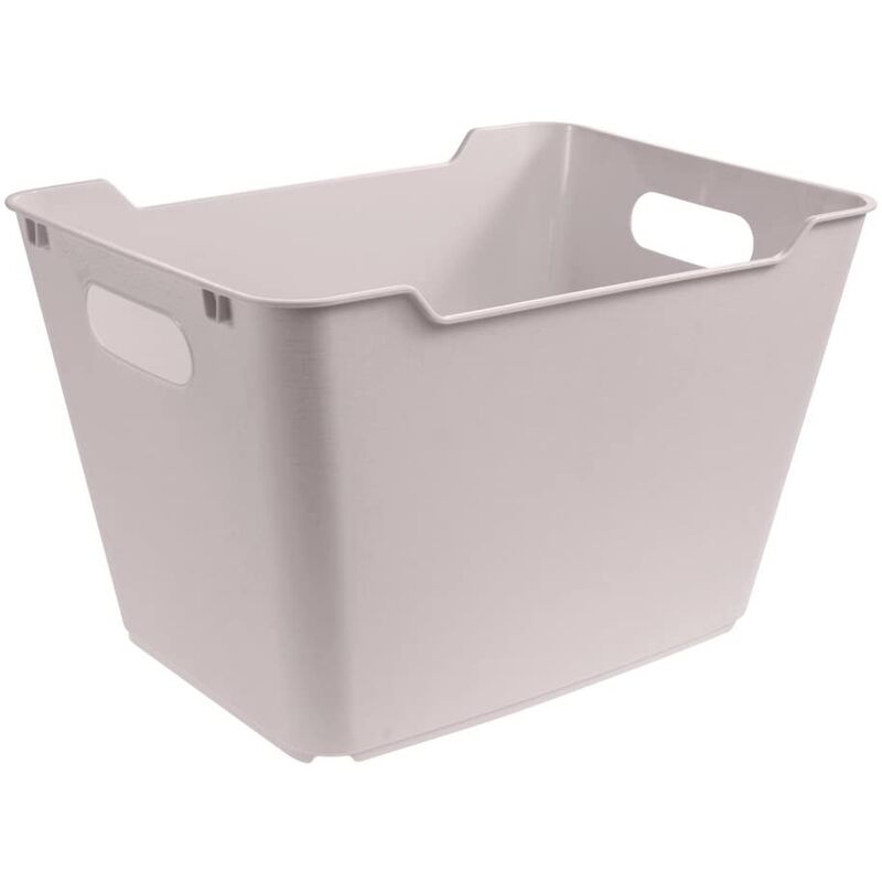 

Keeeper - Caja de Almacenaje, Polipropileno, 20 l, Lotta, Gris, 40x28x25 cm