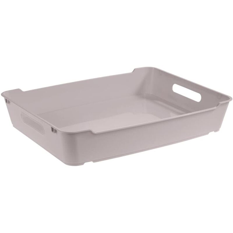 

Keeeper - Caja de Almacenaje, Polipropileno, A4, Lotta, Gris, 37x28x6.5 cm