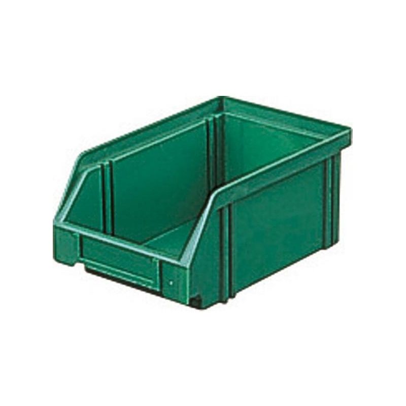 

Caja de almacenaje semiabierta LK 1C verde 500/450x300x145 mm