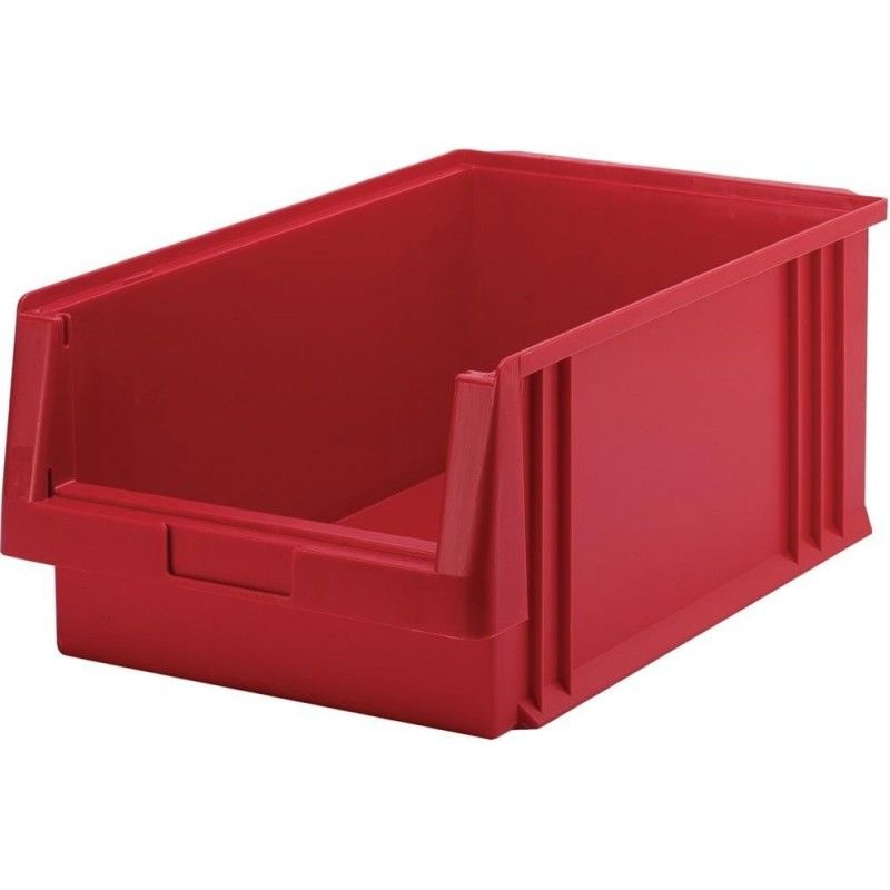 

Caja de almacenaje semiabierta PLK 1 rojo 500/465x315x200 mm