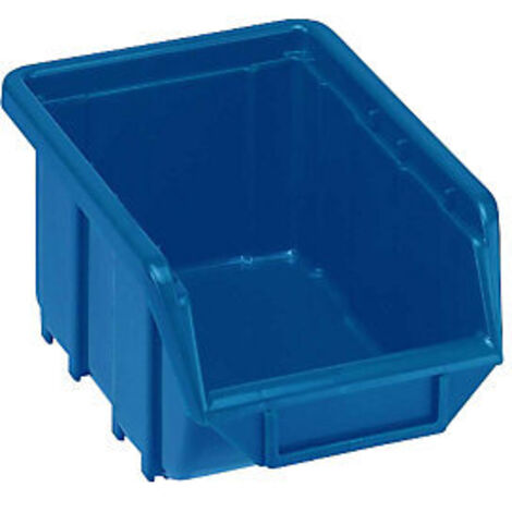 Caja de almacenaje semiabierta Tamaño 2 azul B111xH76xT168 mm (por 60)