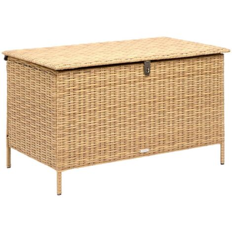 Caja de almacenamiento Bayana savana 300L de resina tejida - Hespéride