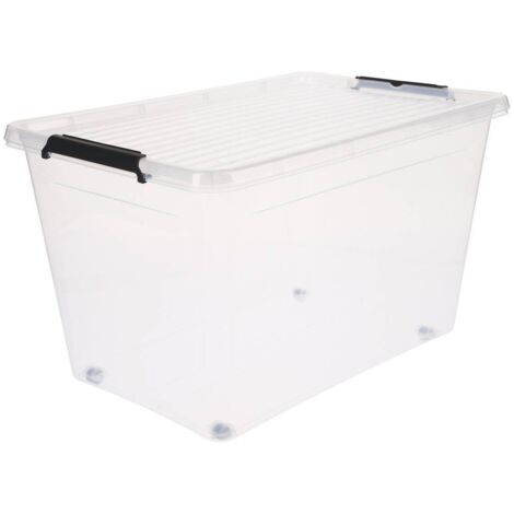 Caja de almacenamiento clip n box 60l - 5five