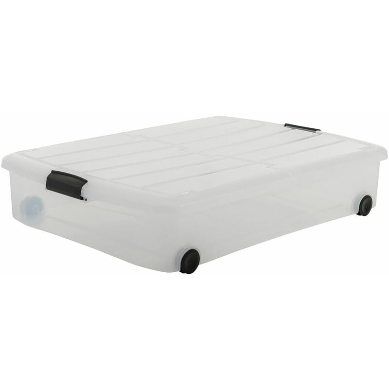 

Caja de Almacenamiento con Ruedas Iris Ohyama 50L (75 x 56 x 15,7 cm) (Reacondicionado C)