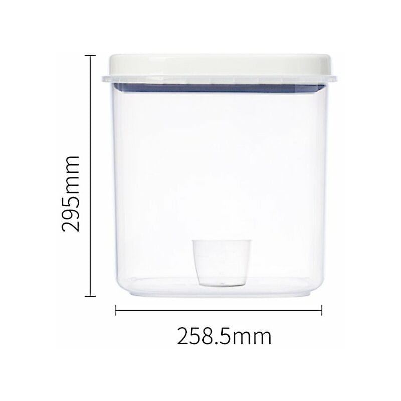 

Caja de almacenamiento de alimentos Jordan Judy, barril sellado de grano de arroz, almacenamiento de alimentos para gatos y perros, caja de