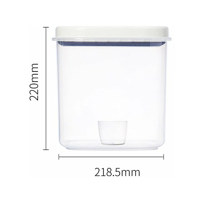 

Caja de almacenamiento de alimentos Jordan Judy, barril sellado de grano de arroz, almacenamiento de alimentos para gatos y perros, caja de