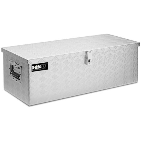 Caja de almacenamiento de aluminio 76,5 x 33,5 x 24 cm 48 litros 140000105