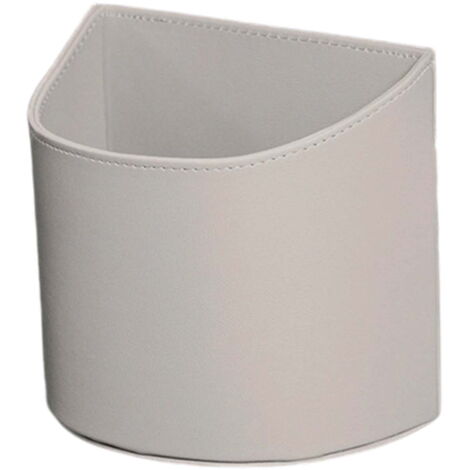 Caja de almacenamiento de cuero para la puerta del coche con portavasos y papelera, caja de almacenamiento lateral multifuncional, adecuada para accesorios del interior del coche.