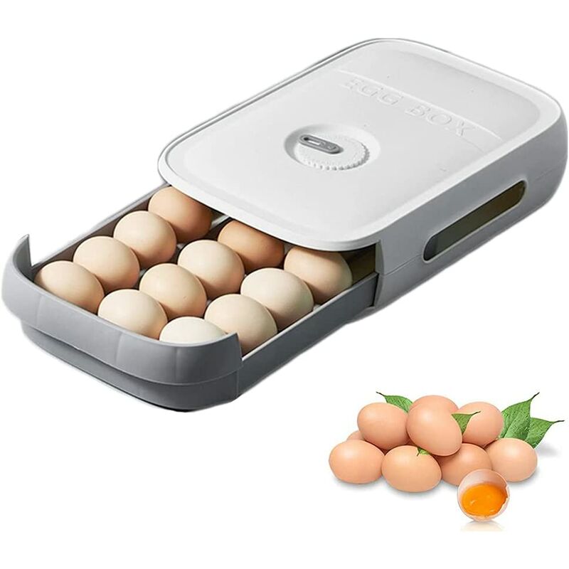 Caja De Almacenamiento De Huevos, Caja De Huevos De Plástico,