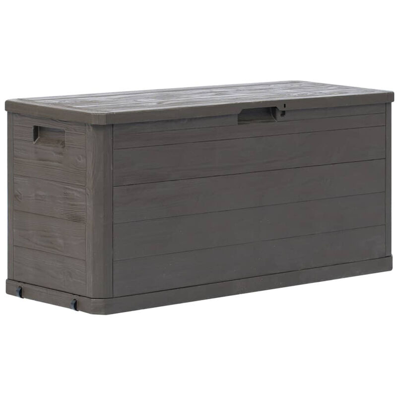 

Caja de almacenamiento de jardin 280 L marron