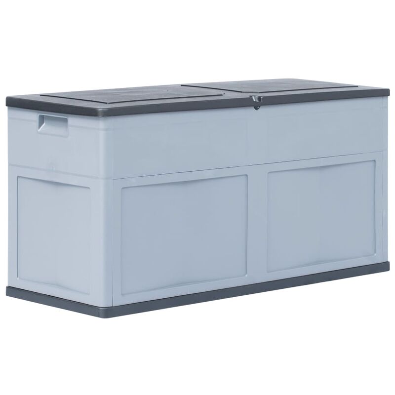 

Caja de Almacenamiento de Jardín 320 L Gris y Negro - Gris - Vidaxl