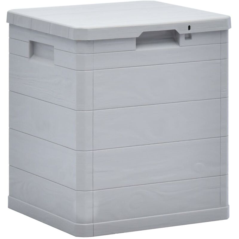 

Caja de Almacenamiento de Jardín 90 L Gris Claro - Gris - Vidaxl