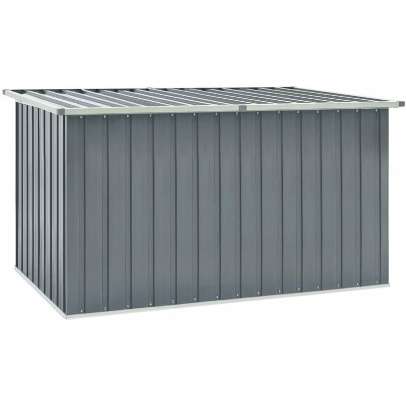 

Caja de almacenamiento de jardin gris 171x99x93 cm