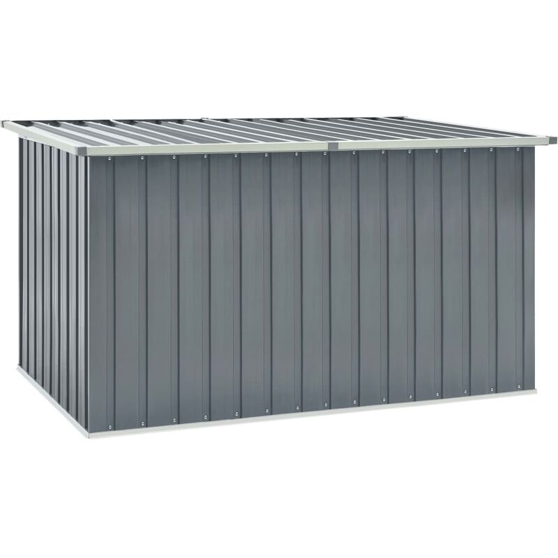 

Caja de almacenamiento de jardín gris 171x99x93 cm
