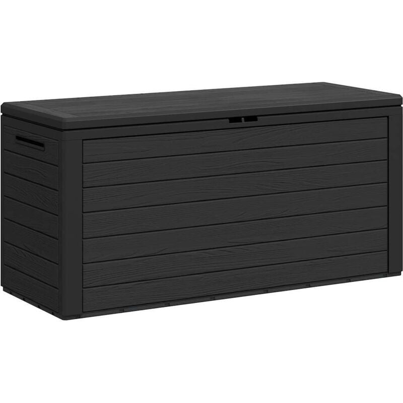 

Caja de almacenamiento de jardín gris antracita 116x44x55 cm - Antracita - Vidaxl