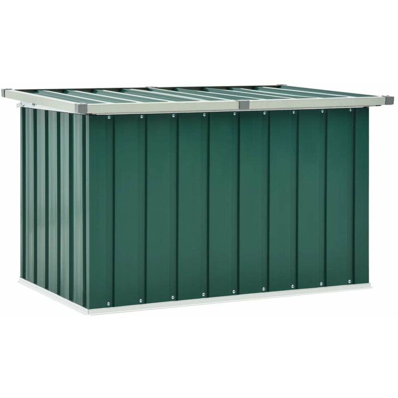 

Caja de almacenamiento de jardin verde 109x67x65 cm