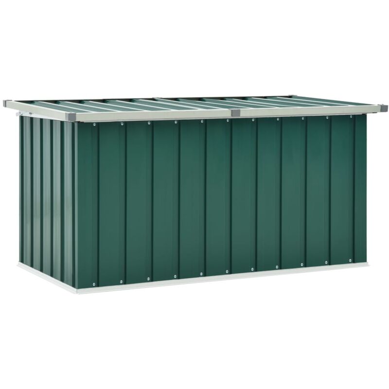 

Caja de almacenamiento de jardín verde 129x67x65 cm - Verde - Vidaxl