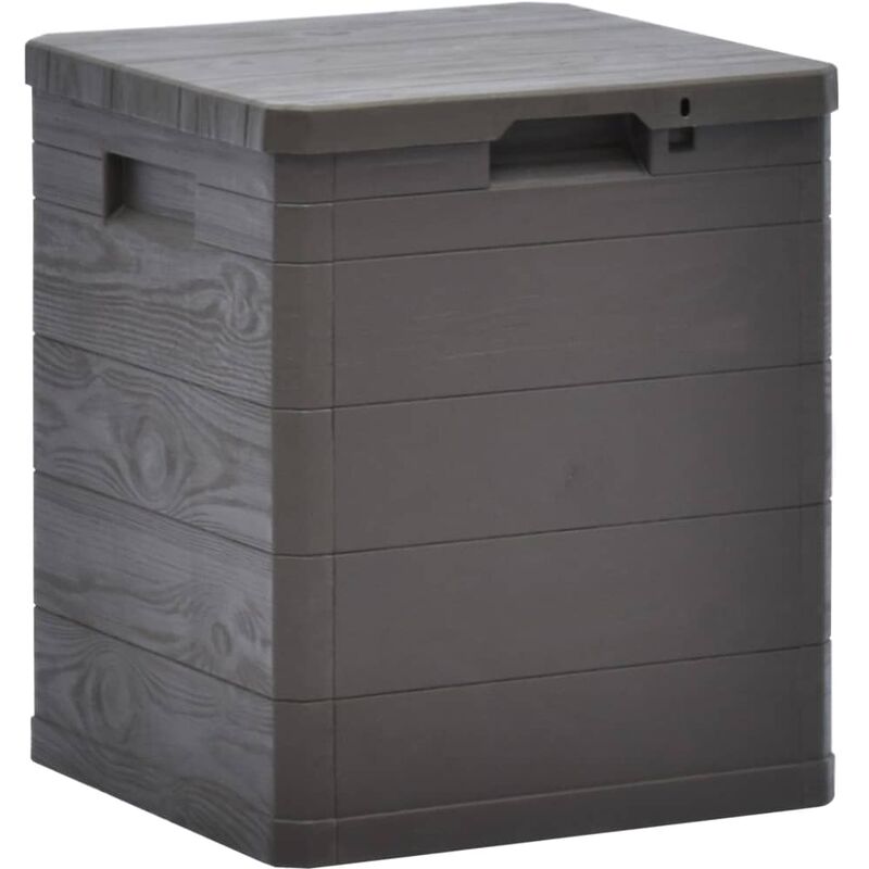 

Caja de almacenamiento de jardín 90 L marrón - Marrón