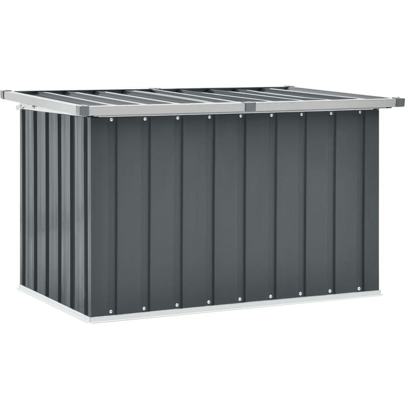 

Caja de almacenamiento de jardín gris 109x67x65 cm - Gris