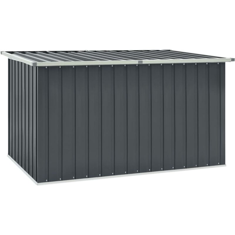 

Caja de almacenamiento de jardín gris 171x99x93 cm - Gris