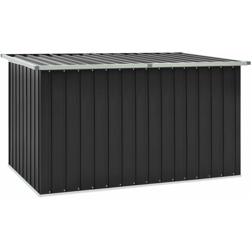 

Caja de almacenamiento de jardín gris antracita 171x99x93 cm - Gris