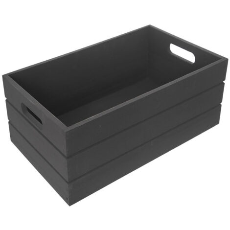 Caja de almacenamiento de madera 36x26x15 cm