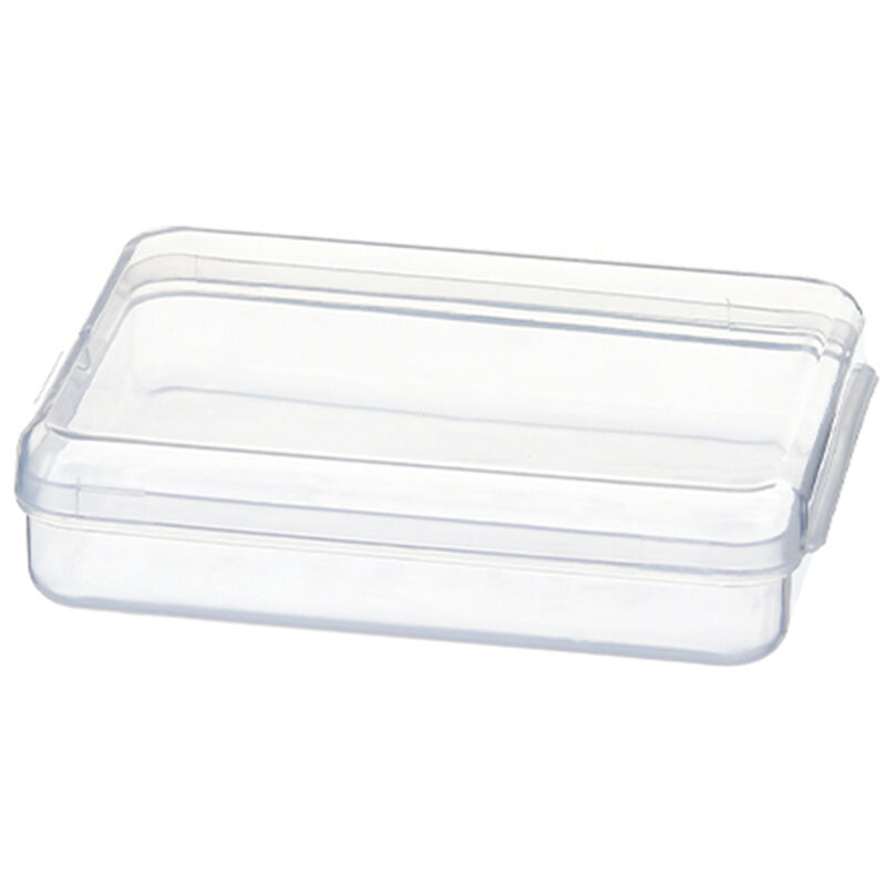 

Caja de almacenamiento de mascarillas desechables, Estuche de mascarilla facial de escritorio transparente portatil, con tapa,S