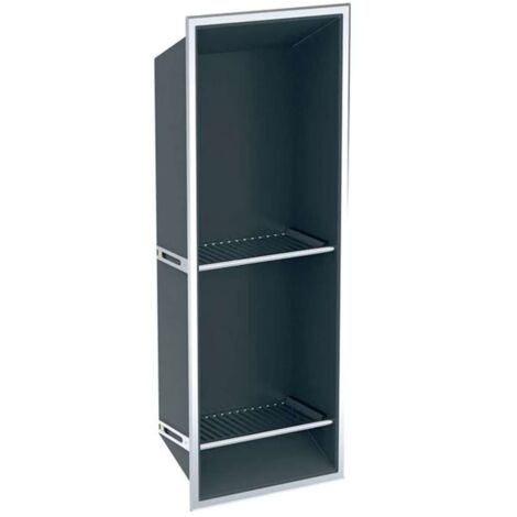 Caja de almacenamiento de nicho de Geberit con estantes,